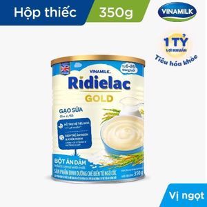 Bột ăn dặm Ri-Alpha Gạo sữa Vinamilk - hộp 350g (6-24 tháng)