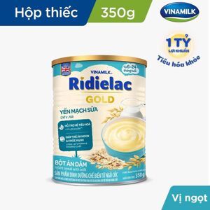 Bột ăn dặm Ridielac yến mạch sữa - 350 g