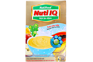 Bột ăn dặm trái cây sữa Nuti IQ NutiFood 200g