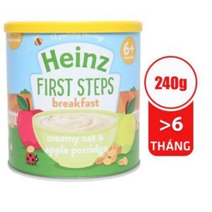 Bột ăn dặm Yến Mạch Táo Heinz 240g