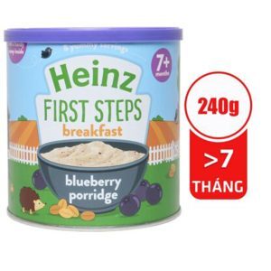 Bột ăn dặm yến mạch việt quất Heinz 240g