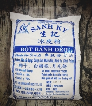 Bột bánh dẻo Sanh Ký xanh 1kg