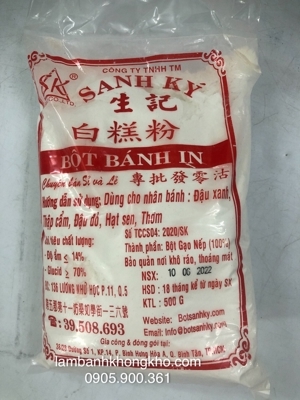 Bột bánh in Sanh Ký 500gr