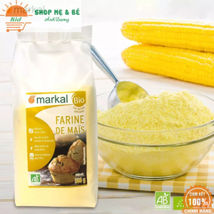 Bột bắp hữu cơ Markal gói 500g