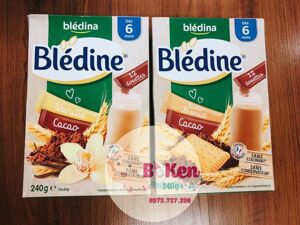 Bột Bledina ca cao, bích quy - hộp 240g (dành cho trẻ trên 6 tháng tuổi)