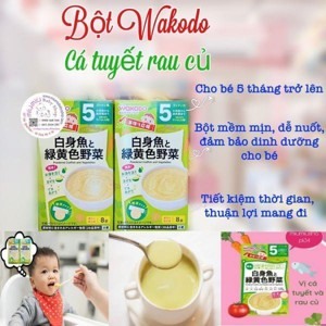 Bột cá tuyết và rau Wakodo 5M+