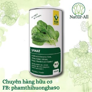 Bột cải bó xôi hữu cơ Raab vitalfood 210g