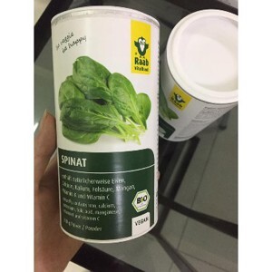 Bột cải bó xôi hữu cơ Raab vitalfood 210g