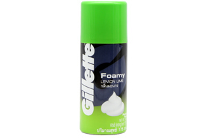 Bọt cạo râu Gillette Foamy Lemon Lime 175g