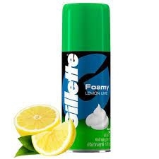 Bọt cạo râu Gillette Foamy Lemon Lime 175g