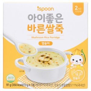 Bột cháo Ispoon vị nấm mỡ 91g (Trên 7 tháng)