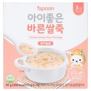 Bột cháo Ispoon vị thịt gà 91g (Trên 8 tháng)