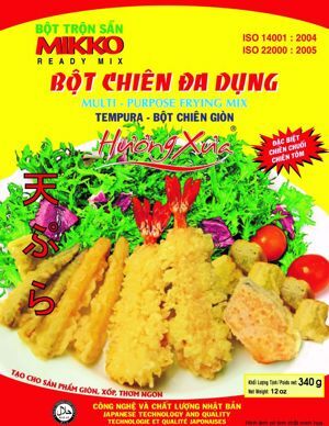 Bột chiên đa dụng Mikko gói 340g