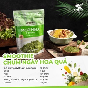 Bột chùm ngây hữu cơ Dragon 200g