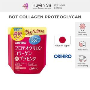 Bột Collagen Proteoglycan nhau thai heo 11000mg Orihiro 180g