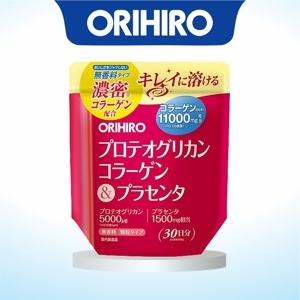 Bột Collagen Proteoglycan nhau thai heo 11000mg Orihiro 180g