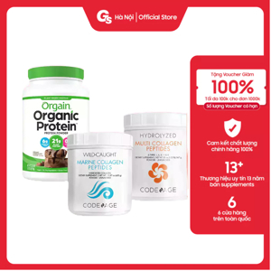 Bột Collagen Trẻ Hóa Căng Mịn Da Codeage Marine Collagen Peptides