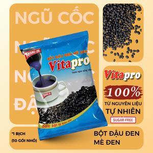 Bột Đậu Đen Mè Đen Vitapro (40G x 10 Gói)
