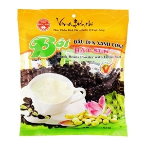 Bột đậu đen xanh lòng hạt sen Bích Chi gói 350g