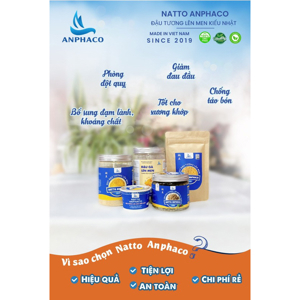 Bột đậu tương lên men Natto Anphaco