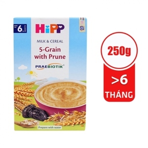 Bột dinh dưỡng Hipp ngũ cốc tổng hợp - mận tây 250g