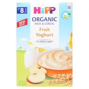 Bột dinh dưỡng HIPP sữa chua hoa quả nhiệt đới 8M+