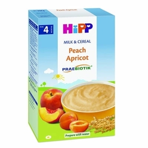 Bột dinh dưỡng HiPP sữa, đào, mơ tây 250g