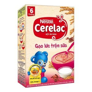 Bột dinh dưỡng Nestle Cerelac gạo lức trộn sữa - hộp 200g