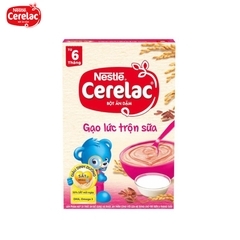 Bột dinh dưỡng Nestle Cerelac gạo lức trộn sữa - hộp 200g