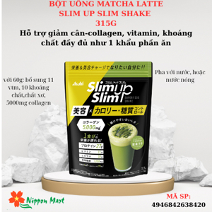 Bột giảm cân Asahi Slim Up Slim Nhật Bản