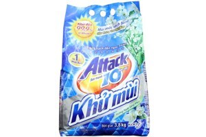 Bột giặt Attack khử mùi hương ngày sảng khoái 3.8kg