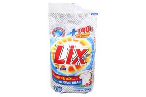 Bột giặt Lix 6kg