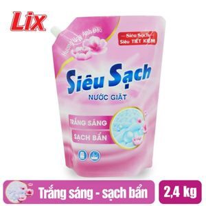 Bột giặt Lix Extra hương hoa 2.4kg