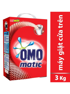 Bột giặt OMO Matic cho máy giặt cửa trên dạng hộp 3kg