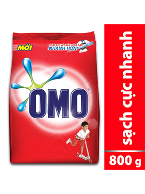 Bột giặt OMO Sạch Cực Nhanh 800g