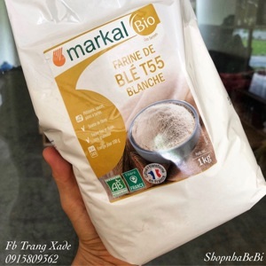 Bột mì trắng hữu cơ đa dụng T55 Markal 1kg