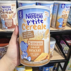 Bột ngũ cốc ăn dặm Nestle vị bích quy biscuite - 400g