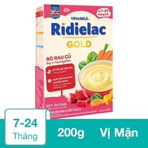 Bột ngũ cốc Ridielac Alpha bò rau củ - 200g