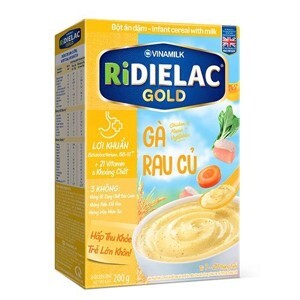 Bột ngũ cốc gà rau củ Ridielac Alpha - 200g