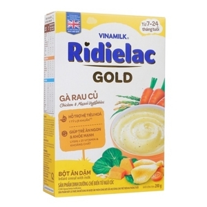 Bột ngũ cốc gà rau củ Ridielac Alpha - 200g