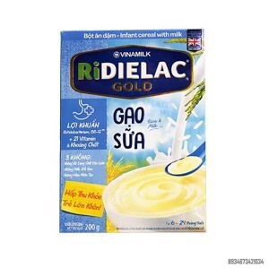 Bột ngũ cốc gạo sữa Ridielac Alpha - 200g