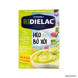 Bột ngũ cốc heo bó xôi Ridielac Alpha - 200g