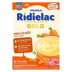 Bột ngũ cốc heo cà rốt Ridielac Alpha - 200g