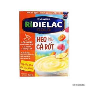 Bột ngũ cốc heo cà rốt Ridielac Alpha - 200g