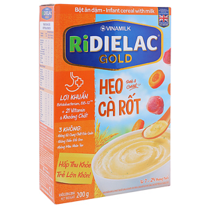 Bột ngũ cốc heo cà rốt Ridielac Alpha - 200g