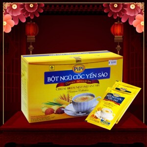 Bột ngũ cốc yến sào PiPi hộp 20 gói Y084