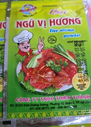 Bột ngũ vị hương Thiên Thành gói 5g