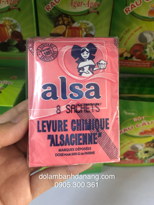 Bột nở Alsa Baking powder 11g