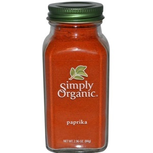 Bột ớt Paprika hữu cơ Simply Organic 84g