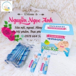 Bột pha nước tắm trẻ em nhân hưng hộp lớn 30 gói 1g